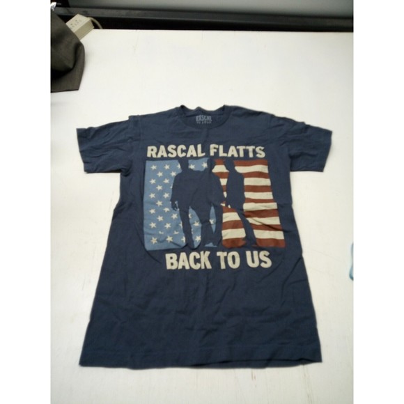 Rascal Flatts Back To Us Concert Tour Mens T-Shirt Size Small - Picture 1 of 4